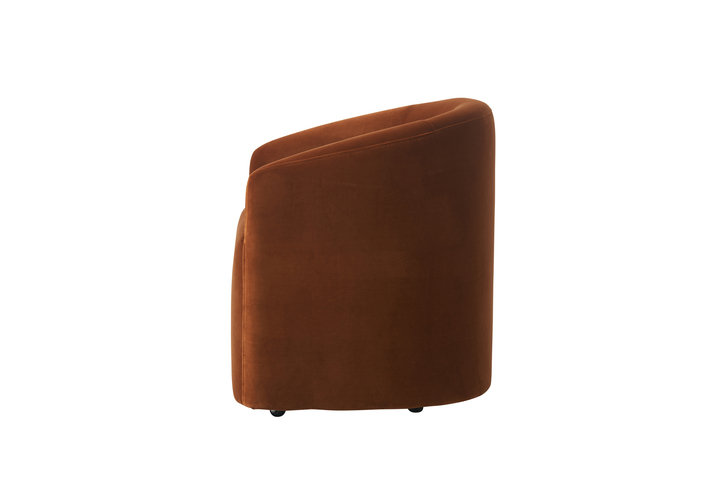 Alto Velvet Ochre Dining Chair by Andrew Martin 