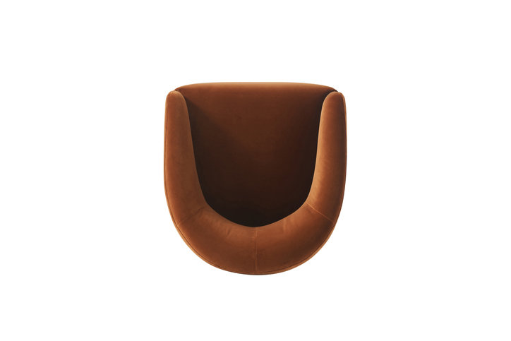 Alto Velvet Ochre Dining Chair by Andrew Martin 