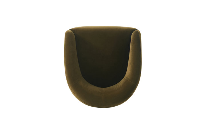 Alto Velvet Olive Dining Chair by Andrew Martin 