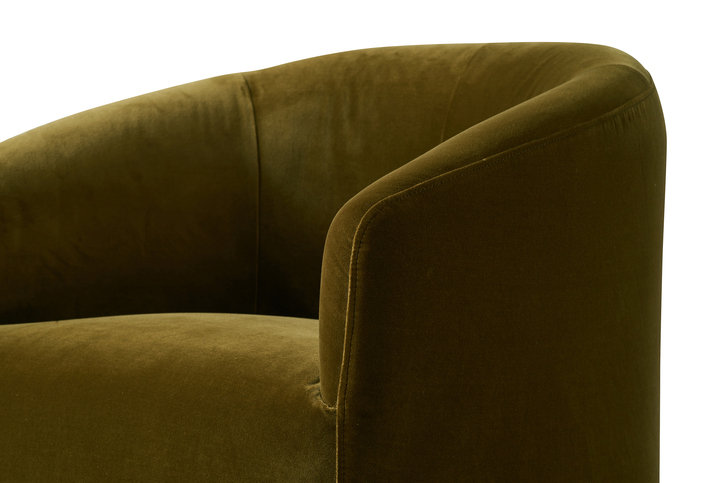 Alto Velvet Olive Dining Chair by Andrew Martin 