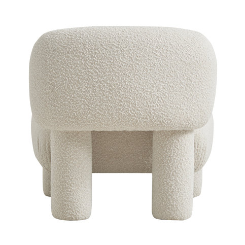 Bella Off-White Boucle Chair by Andrew Martin 