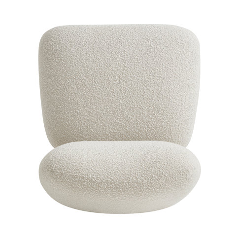 Bella Off-White Boucle Chair by Andrew Martin 