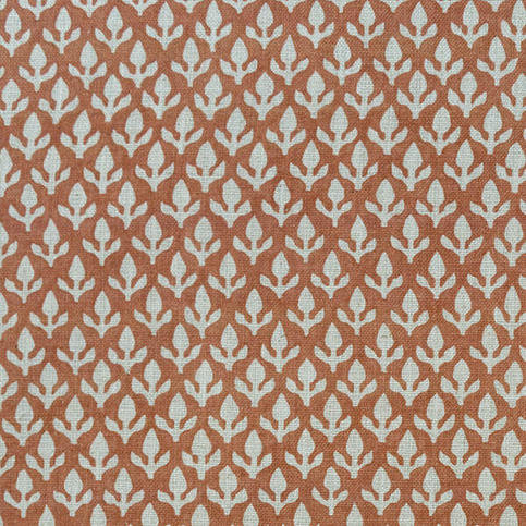 Bud Orange Fabric by Andrew Martin 