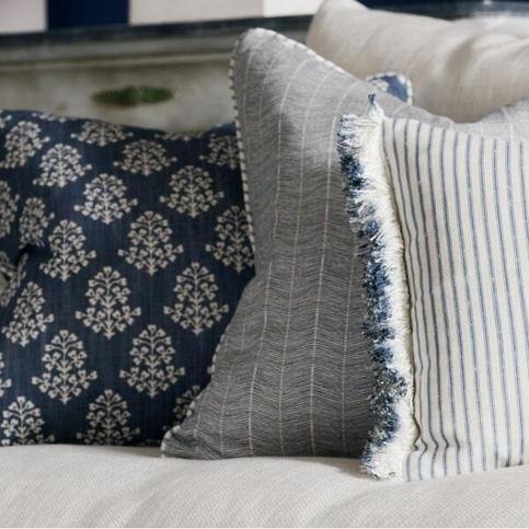 Furrow Denim Fabric by Andrew Martin 