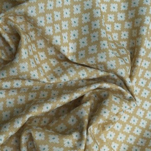 Maze Honey Fabric by Andrew Martin 