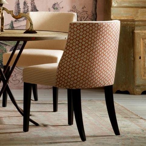 Maze Orange Fabric by Andrew Martin 