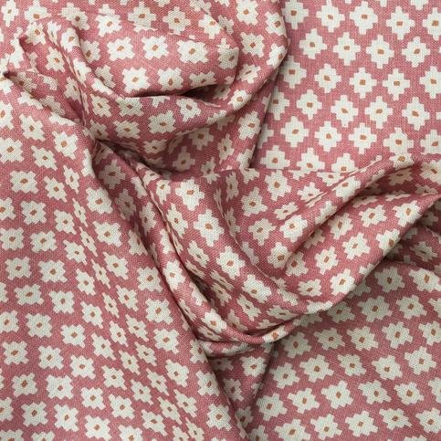 Maze Pink Fabric by Andrew Martin 