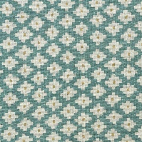Maze Turquoise Fabric by Andrew Martin 