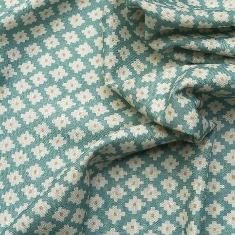 Maze Turquoise Fabric by Andrew Martin 