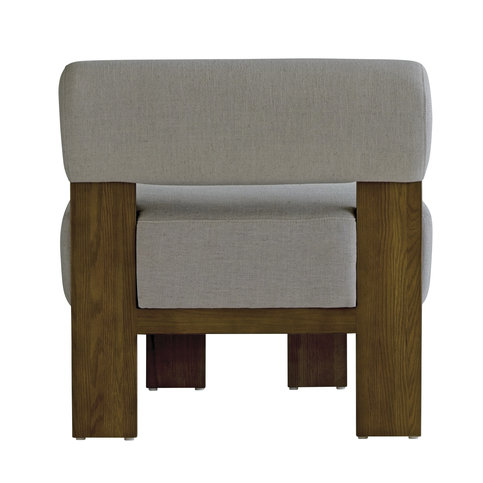 Pello Grey Linen Occasional Chair by Andrew Martin 