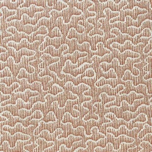 Pollen Orange Fabric by Andrew Martin 