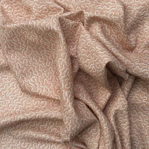 Pollen Orange Fabric by Andrew Martin 
