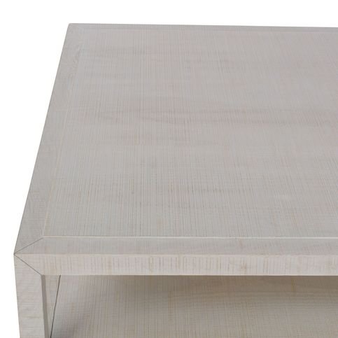 Raffles White Coffee Table by Andrew Martin 