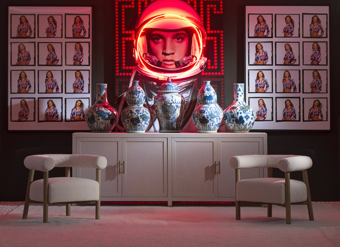 Raffles White Sideboard by Andrew Martin 
