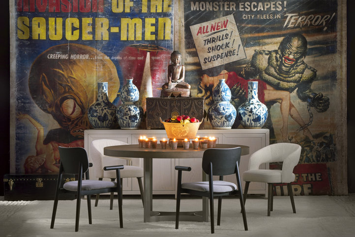 Raffles White Sideboard by Andrew Martin 