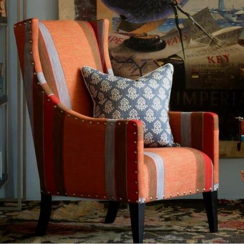 Sprig Denim Fabric by Andrew Martin 