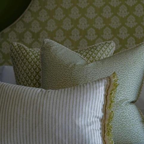 Sprig Leaf Fabric by Andrew Martin 