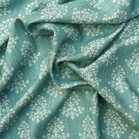 Sprig Turquoise Fabric by Andrew Martin 