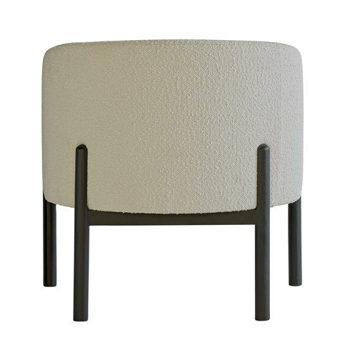 Winnie White Boucle Armchair by Andrew Martin 
