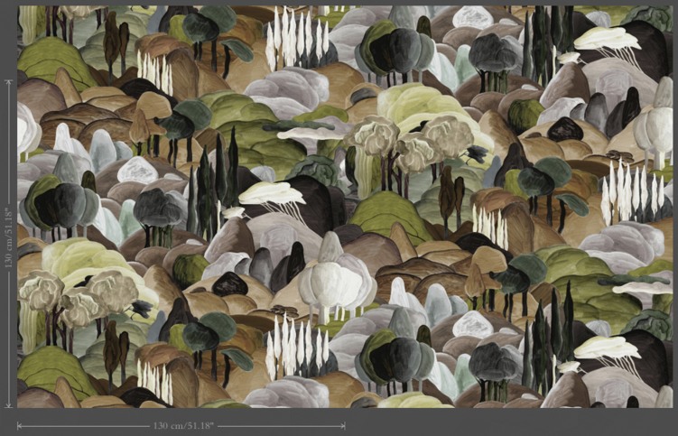 All'Ombra dei Cipressi Forest Walk by Arte