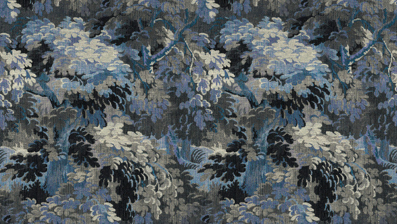 Dioré Cobalt Wallpaper by Arte