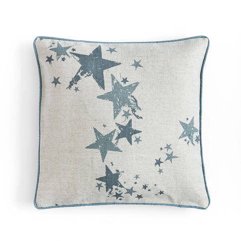 All Star Gunmetal Blue Cushion by Barneby Gates 