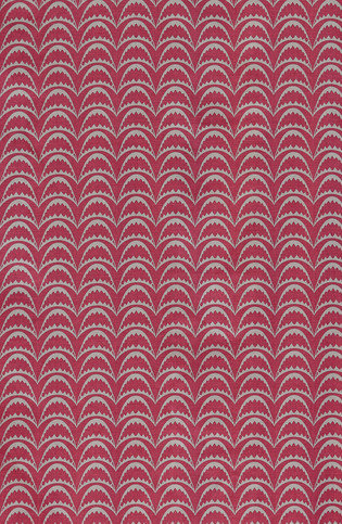 Arcade Raspberry Fabric by Barneby Gates