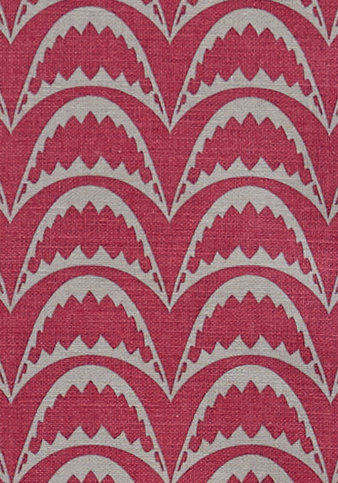 Arcade Raspberry Fabric by Barneby Gates