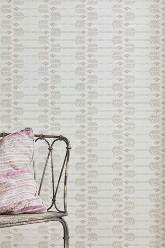 Arrows Blush Wallpaper by Barneby Gates
