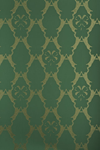 Boxing Hares Billiard Green Wallpaper by Barneby Gates 