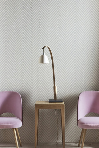 Chevron Grey Wallpaper by Barneby Gates