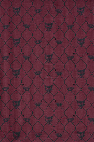 Fox & Hen Brick Fabric by Barneby Gates