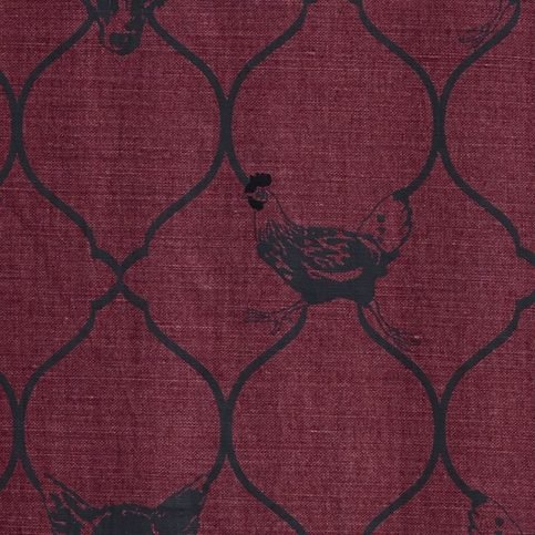 Fox & Hen Brick Fabric by Barneby Gates