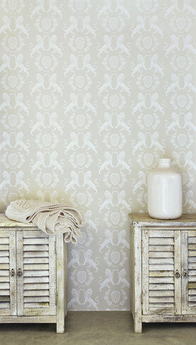 Heraldic Lion Stone Wallpaper by Barneby Gates
