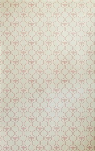 Honey Bee Rose on Stone Wallpaper by Barneby Gates 