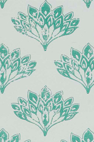 Peacock Teal Wallpaper by Barneby Gates