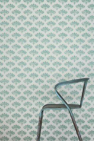 Peacock Teal Wallpaper by Barneby Gates