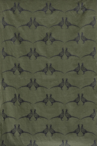 Pheasant Camo Green Fabric by Barneby Gates