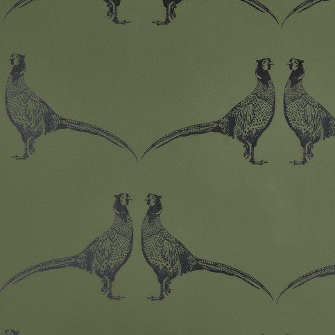 Pheasant Camo Green Wallpaper by Barneby Gates