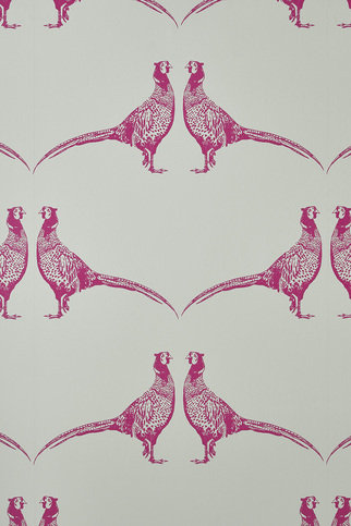 Pheasant Pink Wallpaper by Barneby Gates