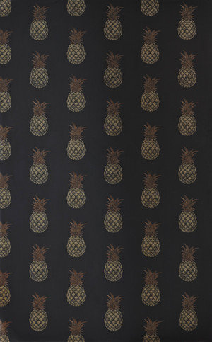 Pineapple Charcoal Wallpaper by Barneby Gates
