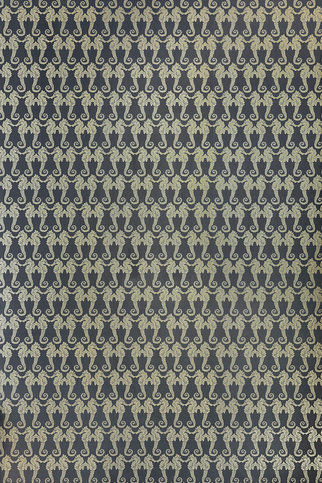 Seahorse Charcoal/Gold Wallpaper by Barneby Gates