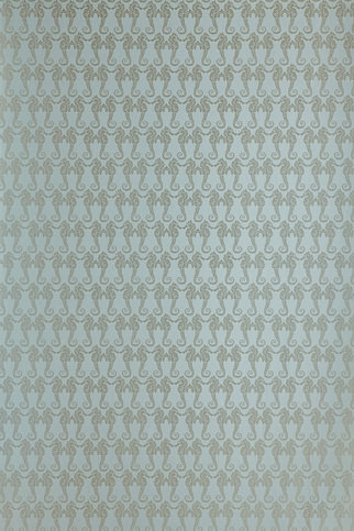 Seahorse Eau de Nil Wallpaper by Barneby Gates
