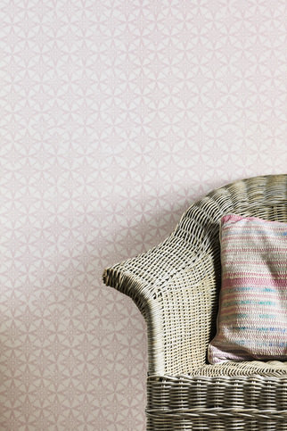 Star Tile Pink Wallpaper by Barneby Gates
