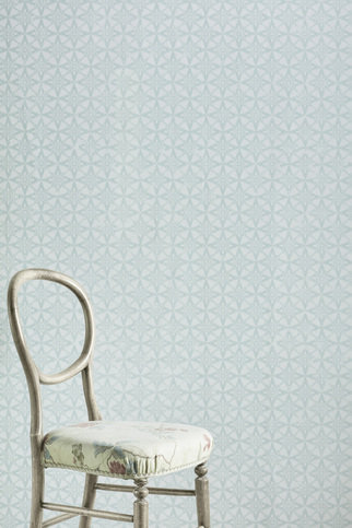 Star Tile Sage Wallpaper by Barneby Gates