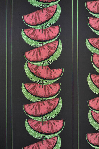 Watermelon Charcoal Wallpaper by Barneby Gates