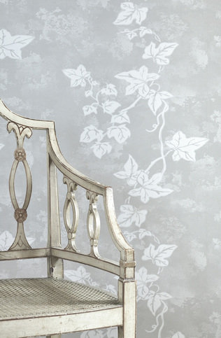 Ivy Aged Grey Wallpaper by Barneby Gates