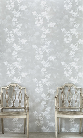 Ivy Aged Grey Wallpaper by Barneby Gates