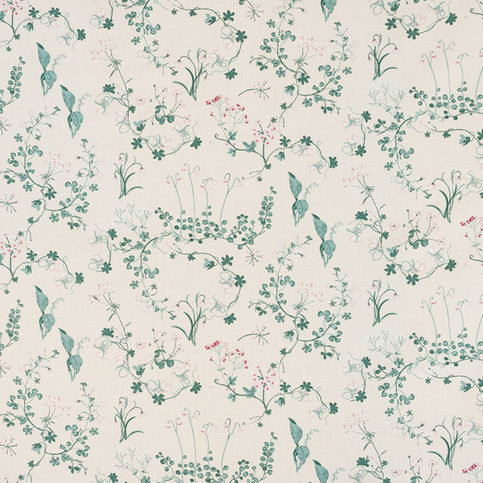 Botanica Ivory Fabric by Barneby Gates 