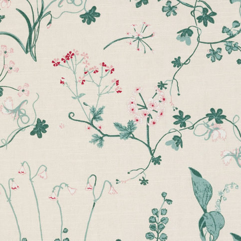 Botanica Ivory Fabric by Barneby Gates 